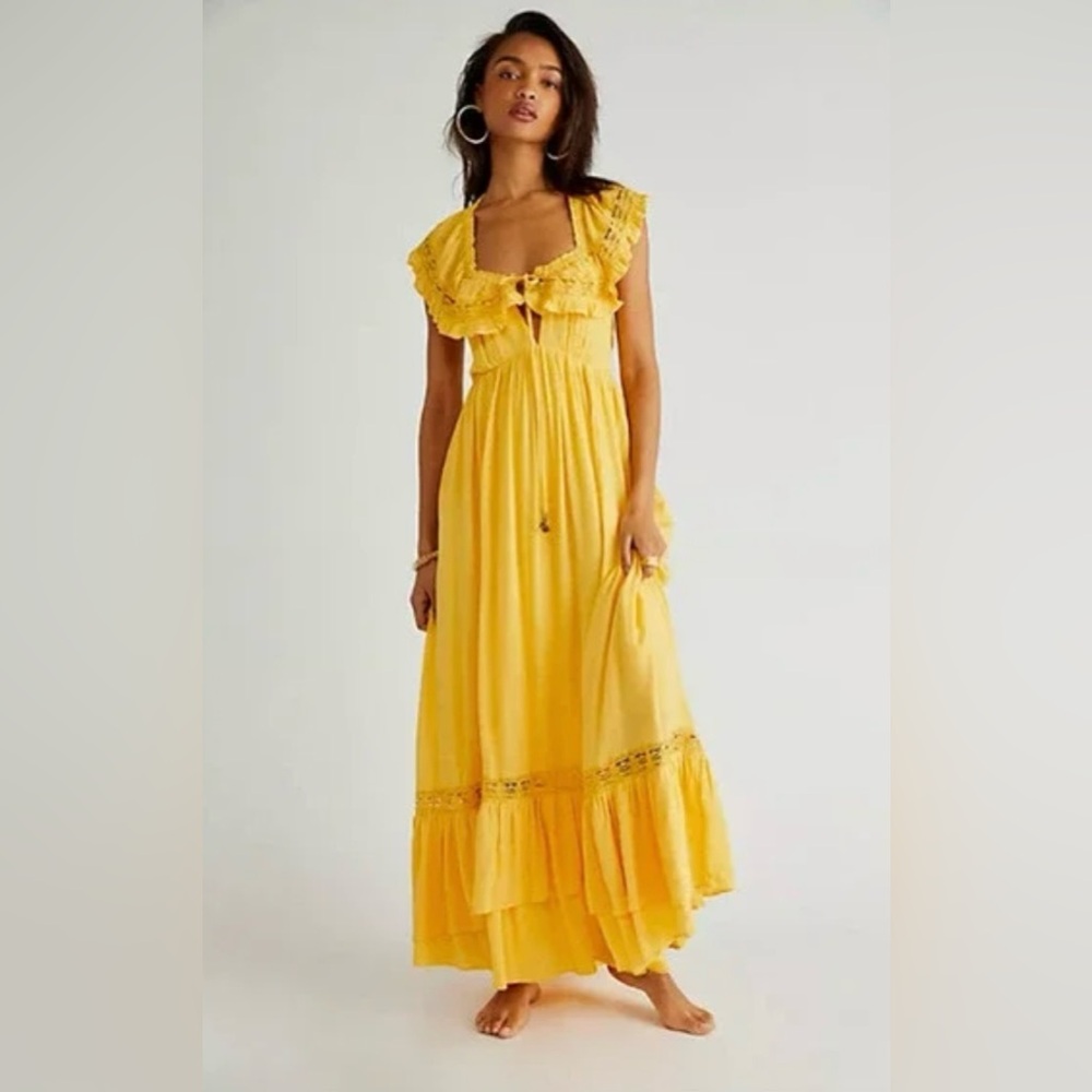 Free People endless summer moonlight ocean maxi dress